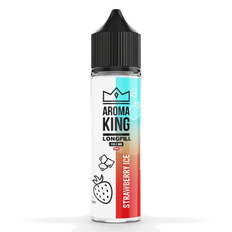 Longfill Aroma King 10/60ml - Strawberry Ice | Eliq Vapoteur