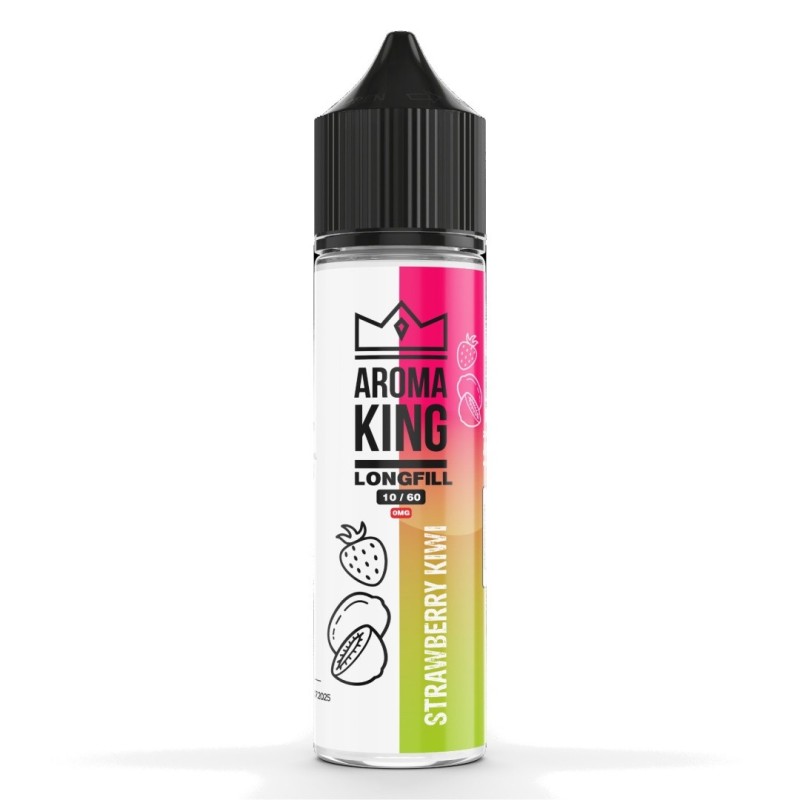 Longfill Aroma King 10/60ml - Strawberry Kiwi | Eliq Vapoteur