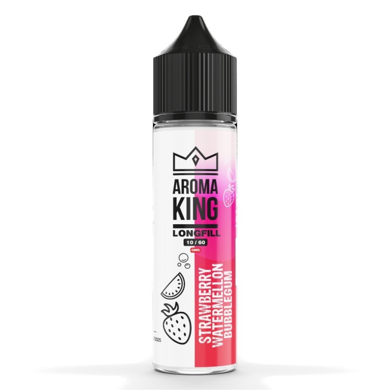 Longfill Aroma King 10/60ml - Strawberry Watermelon Bubblegum | Eliq Vapoteur