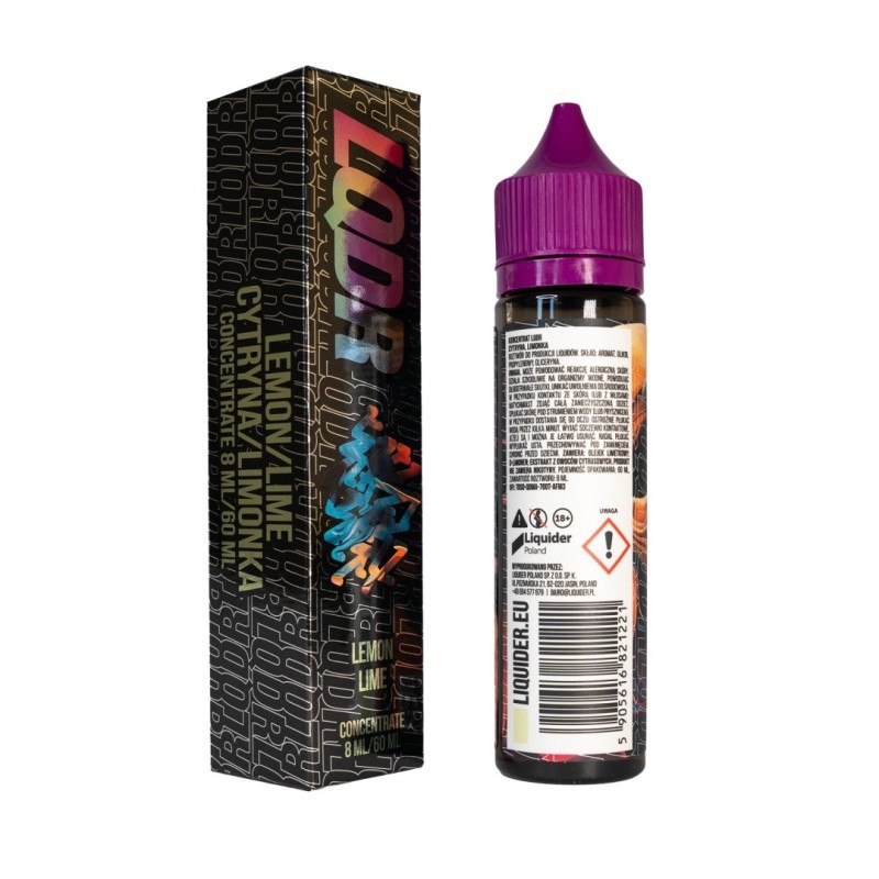 Longfill LQDR 8/60ml - Lemon Lime | Eliq Vapoteur
