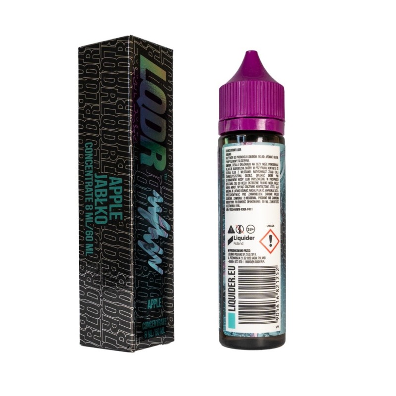 Longfill LQDR 8/60ml - Apple | Eliq Vapoteur