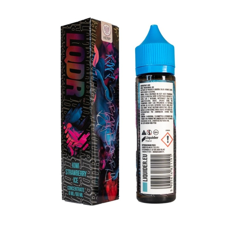Longfill LQDR 8/60 - Kiwi Strawberry Ice | Eliq Vapoteur