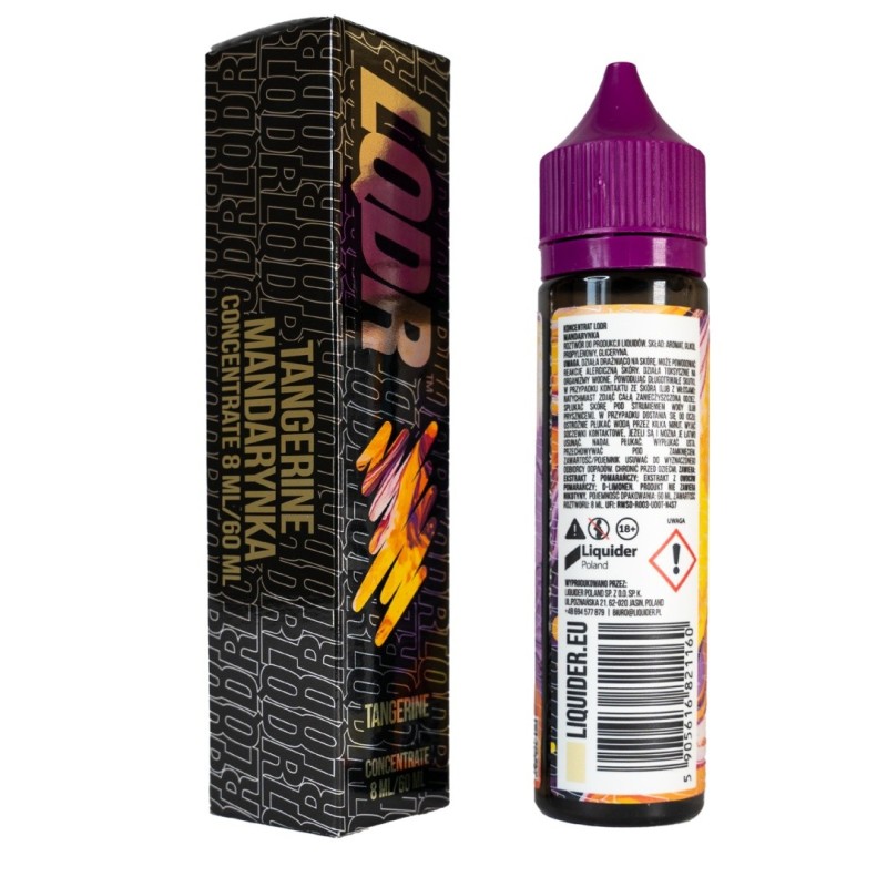 Longfill LQDR 8/60 - Tangerine | Eliq Vapoteur