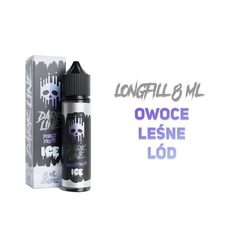 Longfill Dark Line ICE 8/60ml - Forest Fruits (A25) | Eliq Vapoteur