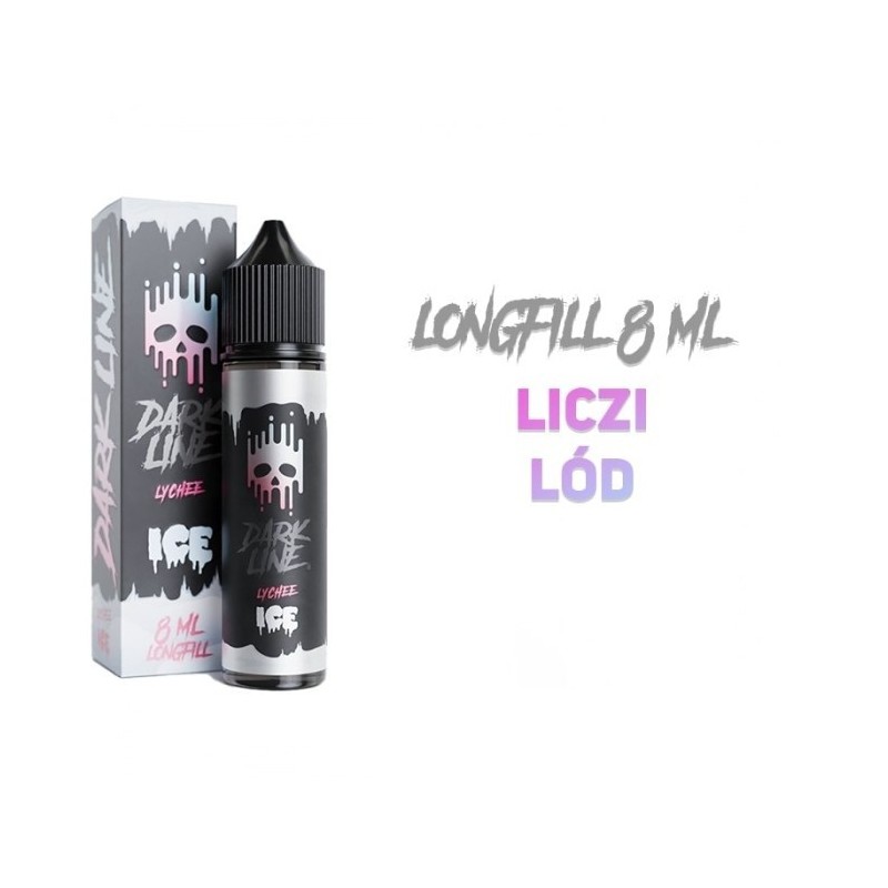 Longfill Dark Line ICE 8/60ml - Lychee (A25) | Eliq Vapoteur