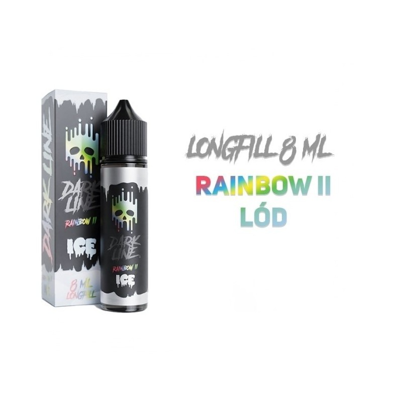 Longfill Dark Line ICE 8/60ml - Rainbow II (A25) | Eliq Vapoteur