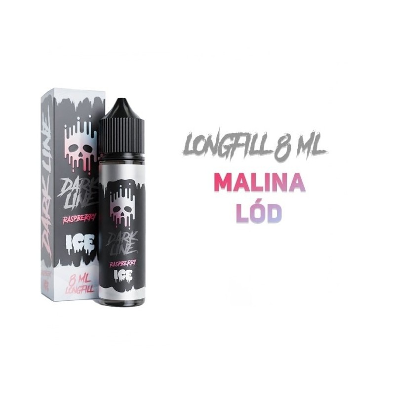 Longfill Dark Line ICE 8/60ml - Raspberry (A25) | Eliq Vapoteur