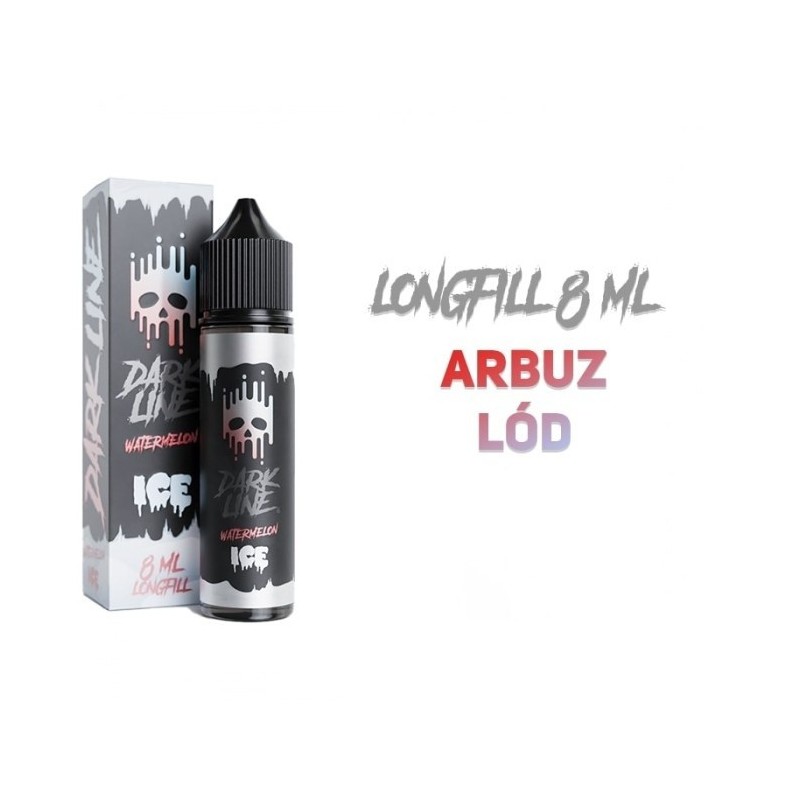 Longfill Dark Line ICE 8/60ml - Watermelon (A25) | Eliq Vapoteur
