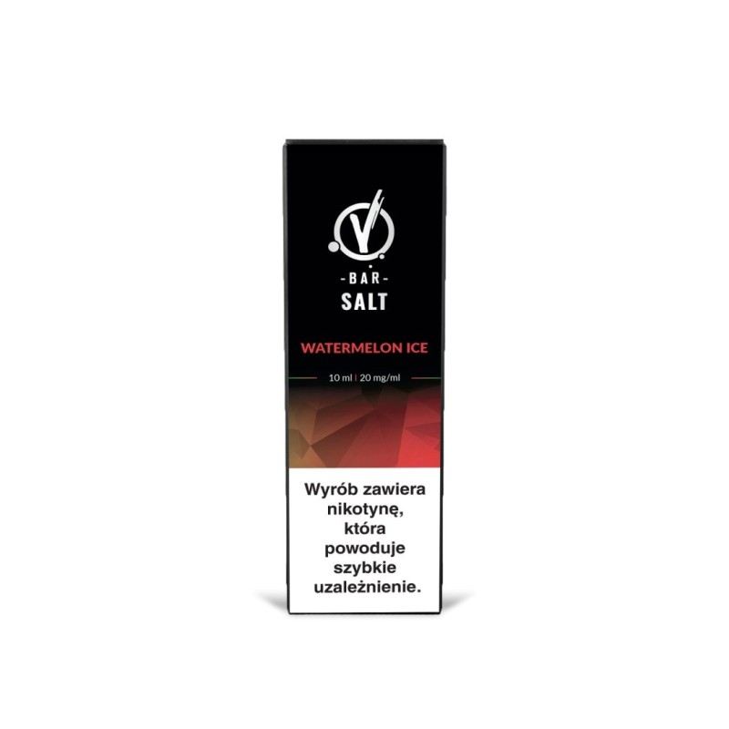 Liquid VBar Salt 10ml - Watermelon ice 10ml 20mg (A25) | Eliq Vapoteur