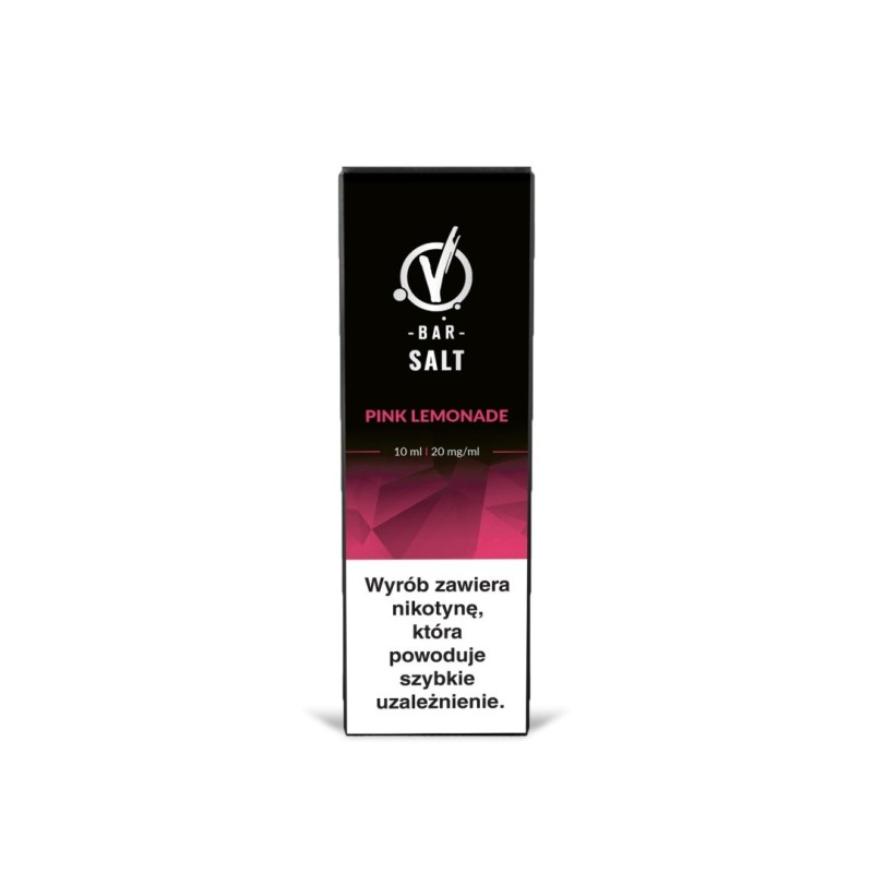 Liquid VBar Salt 10ml - Pink Lemonade 20mg (A25) | Eliq Vapoteur