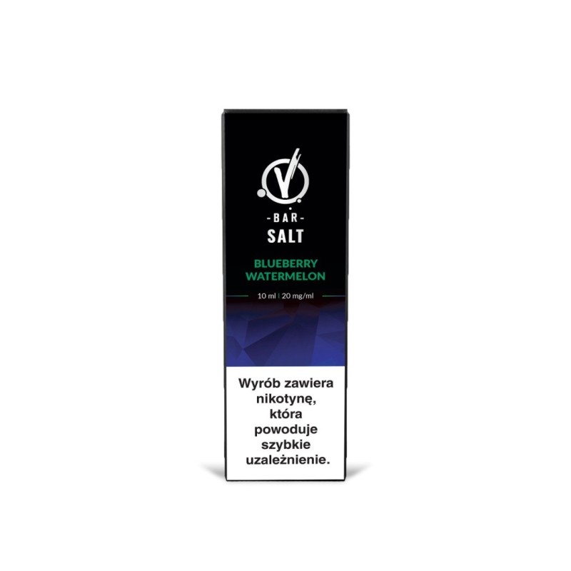 Liquid VBar Salt 10ml - Blueberry Watermelon 20mg (A25) | Eliq Vapoteur