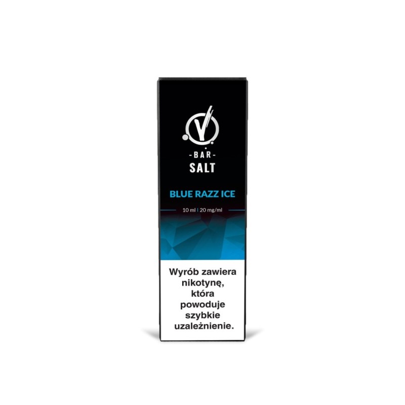 Liquid VBar Salt 10ml - Blue Razz Ice 20mg (A25) | Eliq Vapoteur