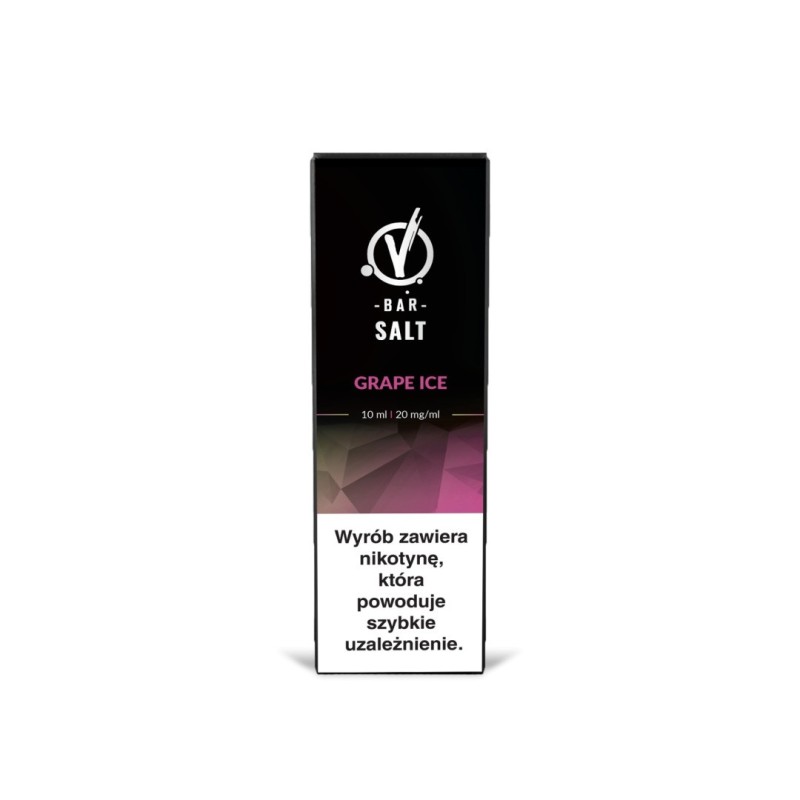 Liquid VBar Salt 10ml - Grape Ice 20mg (A25) | Eliq Vapoteur