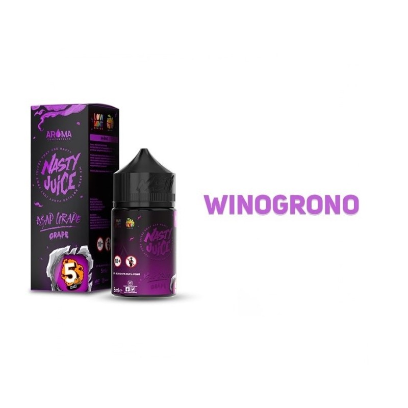 Longfill Nasty Juice 5/60ml - Asap Grape | Eliq Vapoteur
