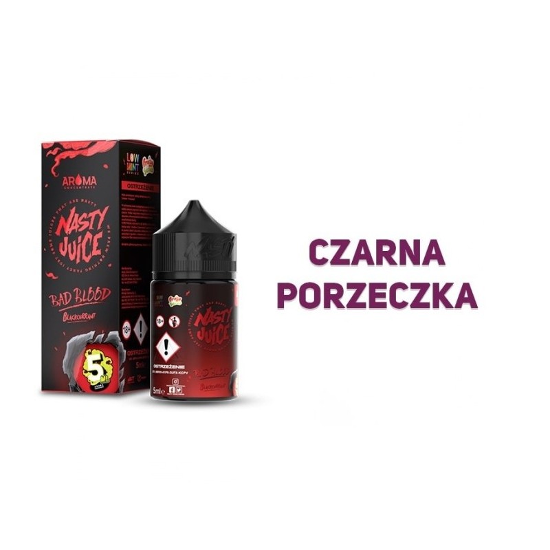 Longfill Nasty Juice 5/60ml - Bad Blood | Eliq Vapoteur
