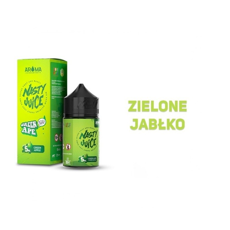 Longfill Nasty Juice 5/60ml - Green Ape | Eliq Vapoteur