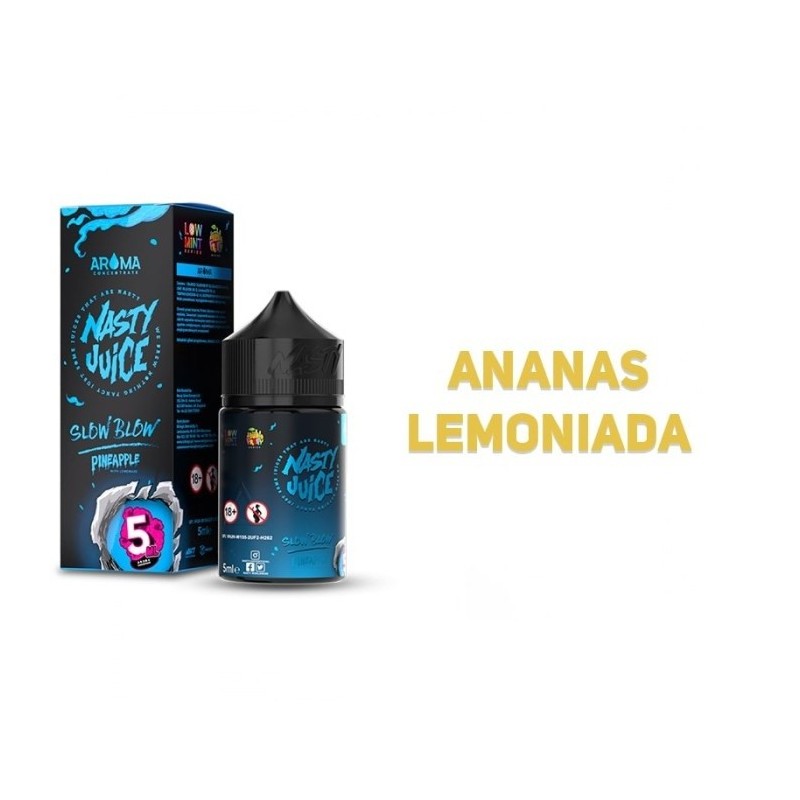 Longfill Nasty Juice 5/60ml - Slow Blow | Eliq Vapoteur