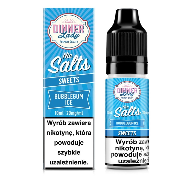 Liquid Dinner Lady Salt 20mg - Glace de Chewing-gum | Eliq Vapoteur