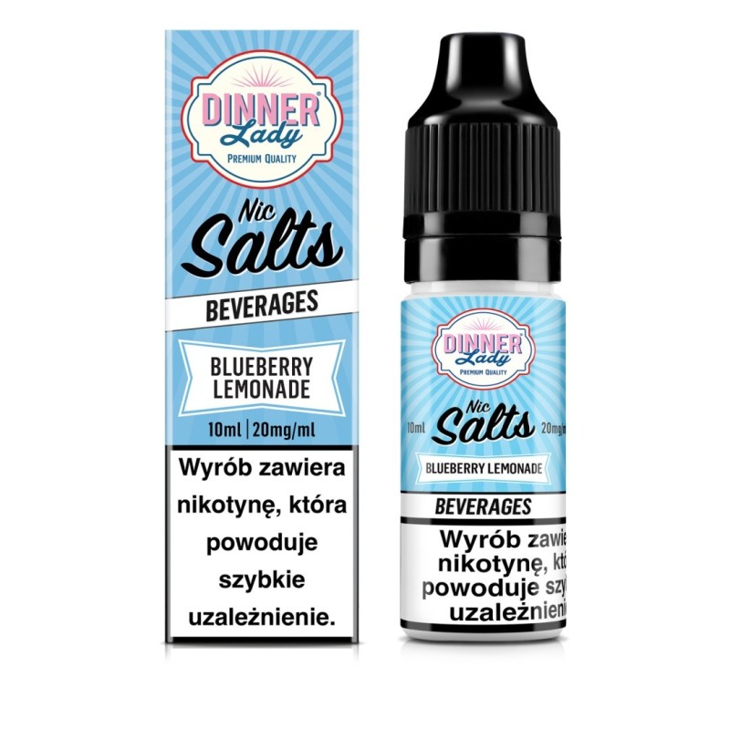 Liquid Dinner Lady Salt 20mg - Limonade aux myrtilles | Eliq Vapoteur