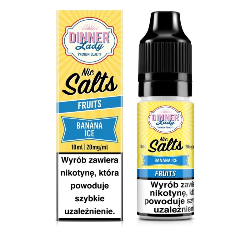 Liquid Dinner Lady Salt 20mg - Banane Glacée | Eliq Vapoteur