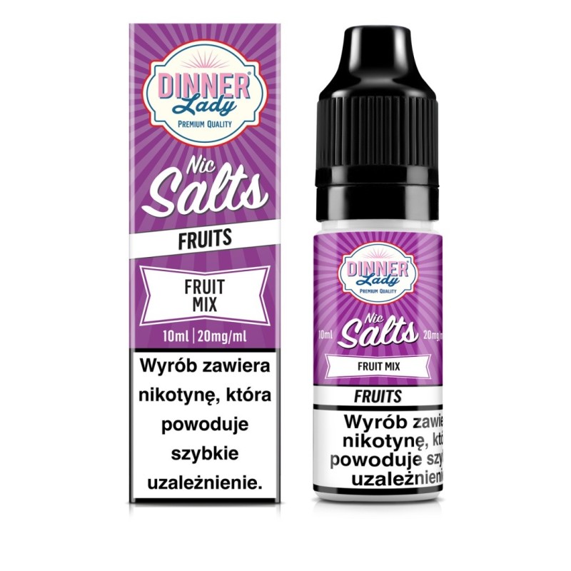 Liquid Dinner Lady Salt 20mg - Mélange de Fruits | Eliq Vapoteur