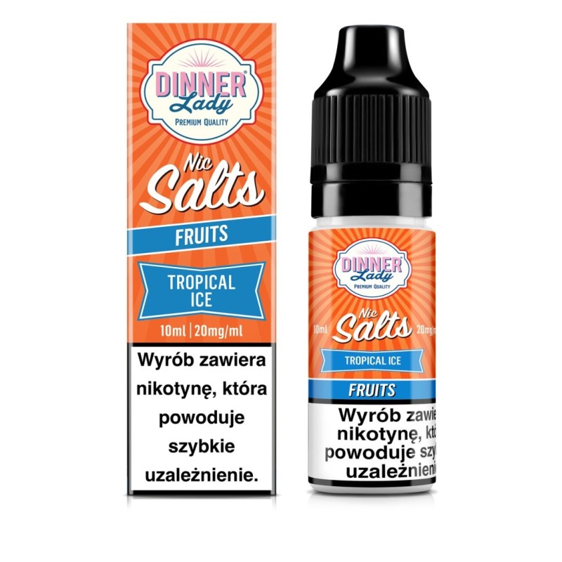 Liquid Dinner Lady Salt 20mg - Tropical Ice | Eliq Vapoteur