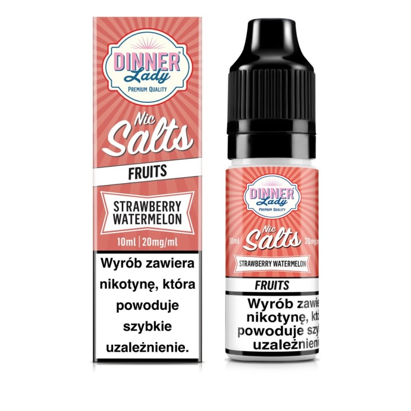 Liquid Dinner Lady Salt 20mg - Fraise Pastèque | Eliq Vapoteur
