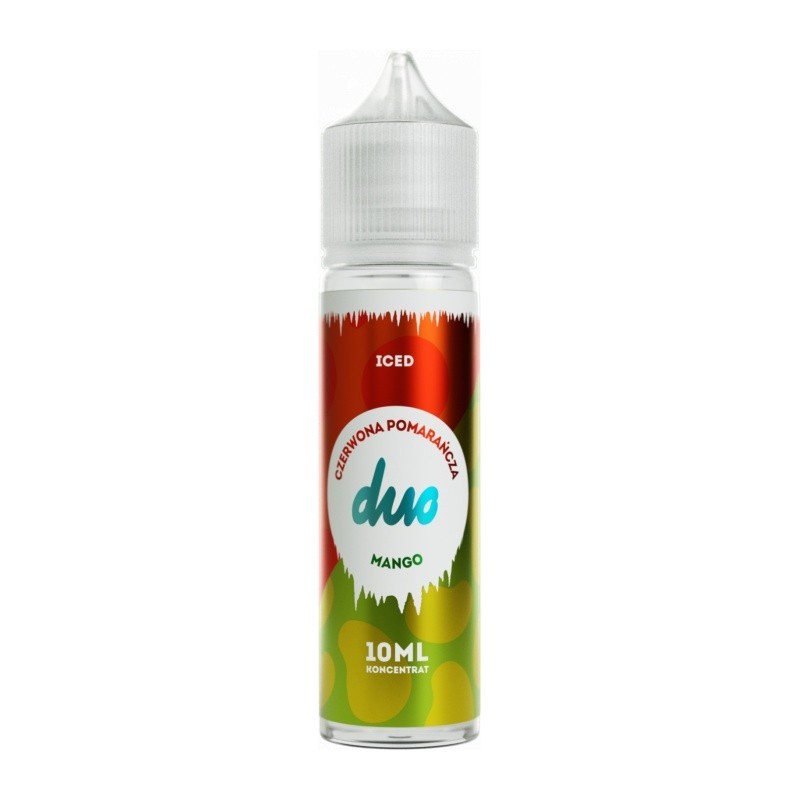 Longfill DUO ICED koncentrat 10/60ml- Czerwona Pomarańcza Mango | Eliq Vapoteur