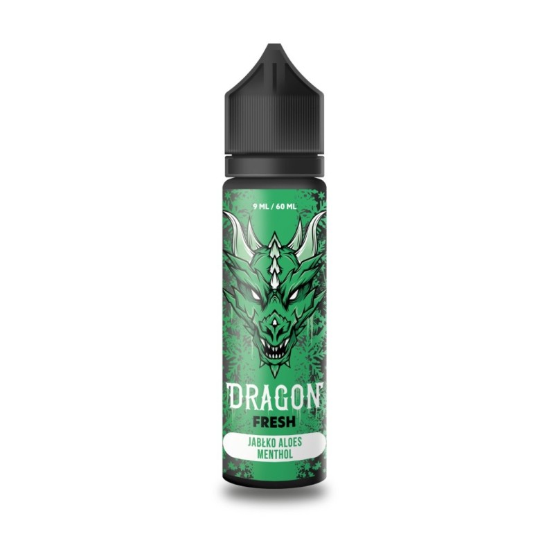 Longfill Dragon Fresh 9/60ml - Jabłko Aloes Menthol (A25) | Eliq Vapoteur