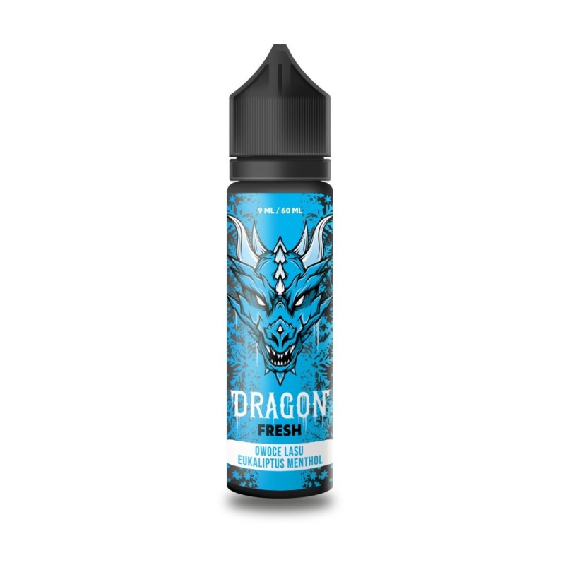 Longfill Dragon Fresh 9/60ml - Owoce lasu eukaliptus menthol (A25) | Eliq Vapoteur