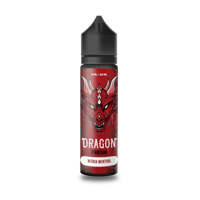 Longfill Dragon Fresh 9/60ml - Wiśnia menthol (A25) | Eliq Vapoteur