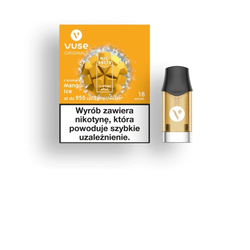 Vuse ePod Mango Ice 18mg /ml (1 szt.) | Eliq Vapoteur