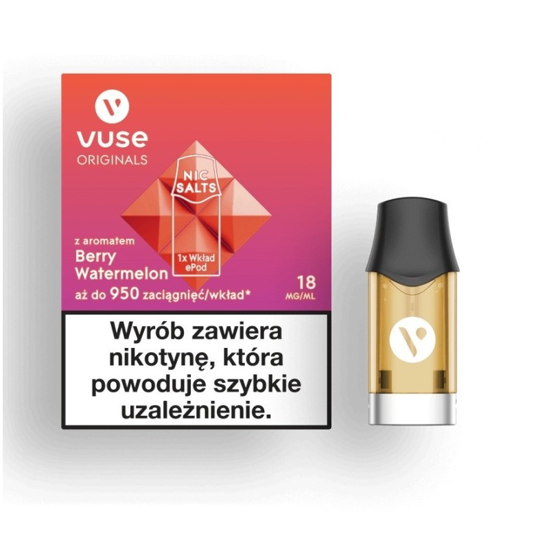 Vuse ePod Berry Watermelon 18mg /ml (1 szt.) | Eliq Vapoteur