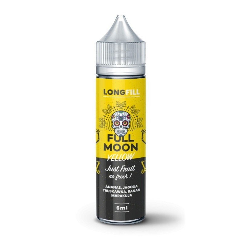 Longfill Full Moon 6/60 ml - Yellow Just Fruit | Eliq Vapoteur