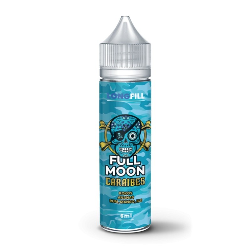 Longfill Full Moon 6/60 ml - Caraibes | Eliq Vapoteur