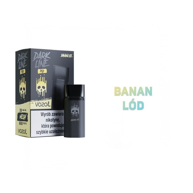 Dark Line Pod 2ML - Banana Ice 20MG | Eliq Vapoteur
