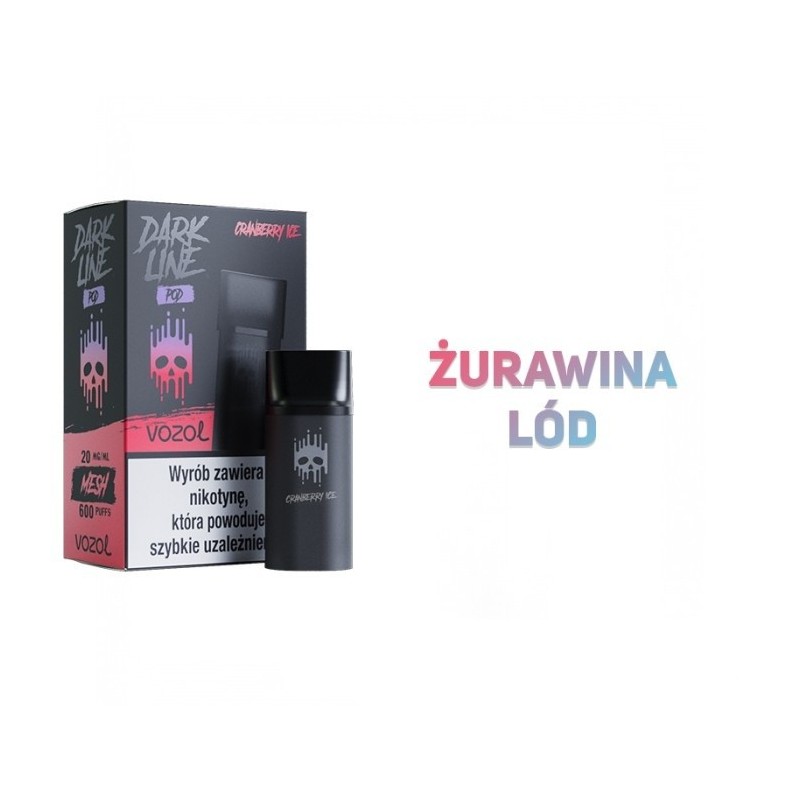 Dark Line Pod 2ML - Cranberry Ice 20MG | Eliq Vapoteur