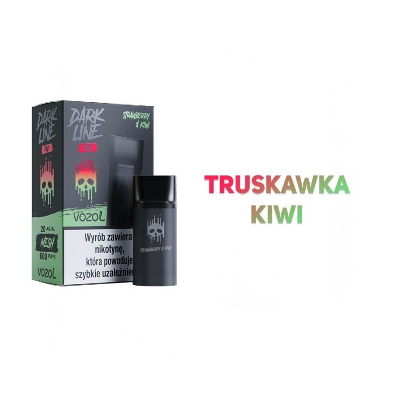 Dark Line Pod 2ML - Strawberry Kiwi 20MG | Eliq Vapoteur