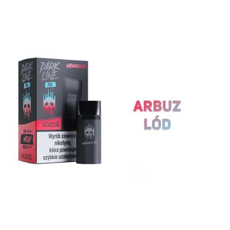 Dark Line Pod 2ML - Watermelon Ice 20MG | Eliq Vapoteur