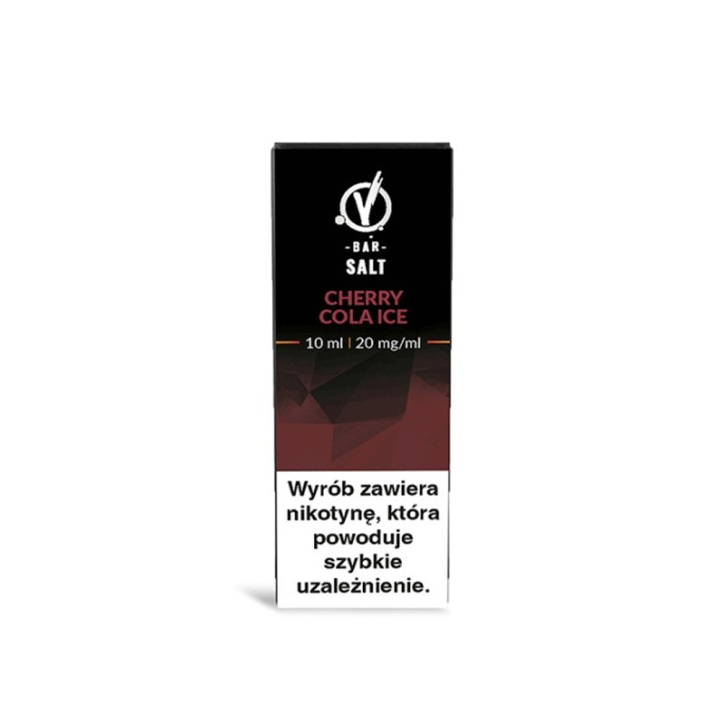 Liquid VBar Salt 10ml - Cherry Cola Ice 20mg (A25) | Eliq Vapoteur