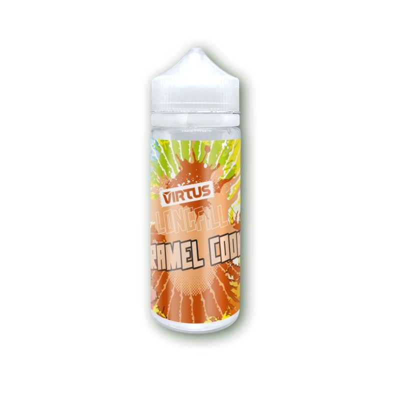 Longfill Virtus 6/120ml - Caramel Cookie | Eliq Vapoteur