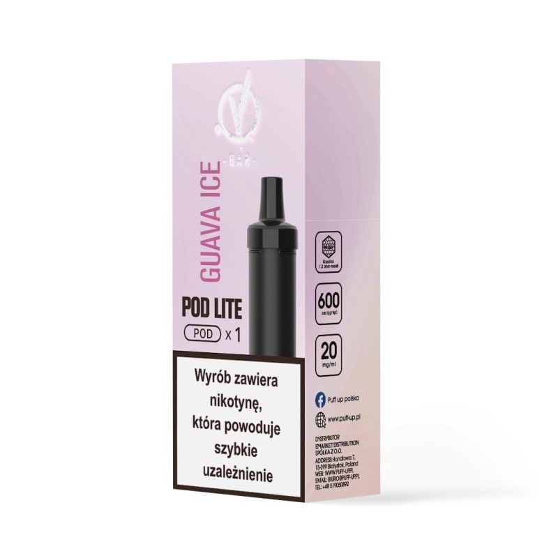 Kartridż Wkład Cubo Pod 20mg 2ml - Guava Ice (A25) | Eliq Vapoteur