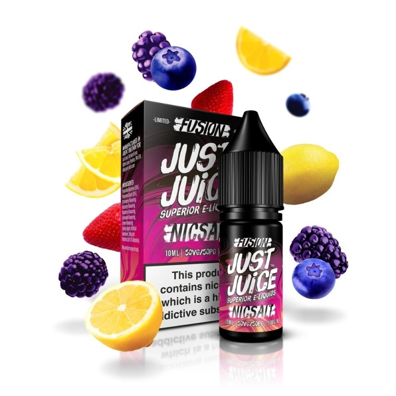 Liquid Just Juice Salt 10ml - Berry Burst Lemon 20mg (A25) | Eliq Vapoteur