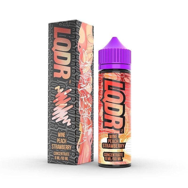 Longfill LQDR 8/60 - Wine Peach Strawberry | Eliq Vapoteur