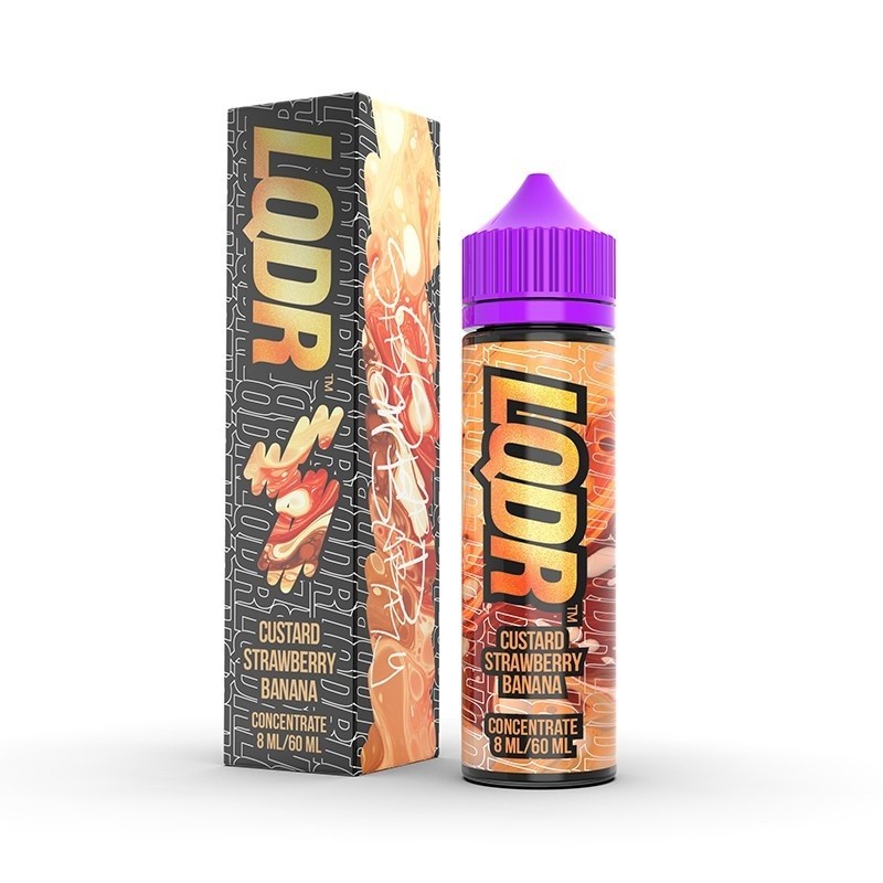 Longfill LQDR 8/60 - Custard Strawberry Banana | Eliq Vapoteur
