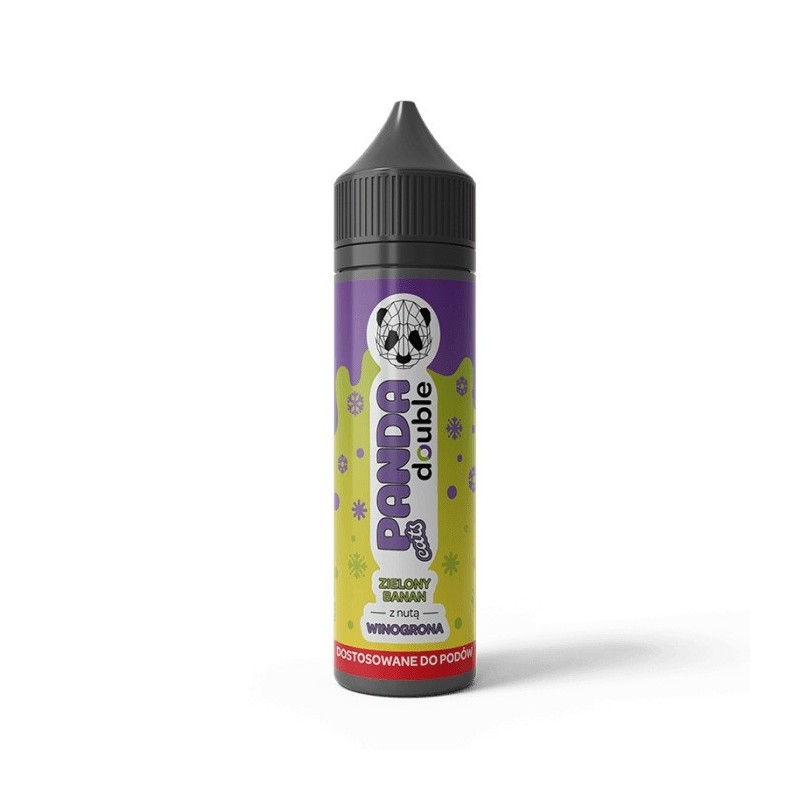 Longfill Panda Double 10/60 ml - Zielony Banan Winogrono | Eliq Vapoteur