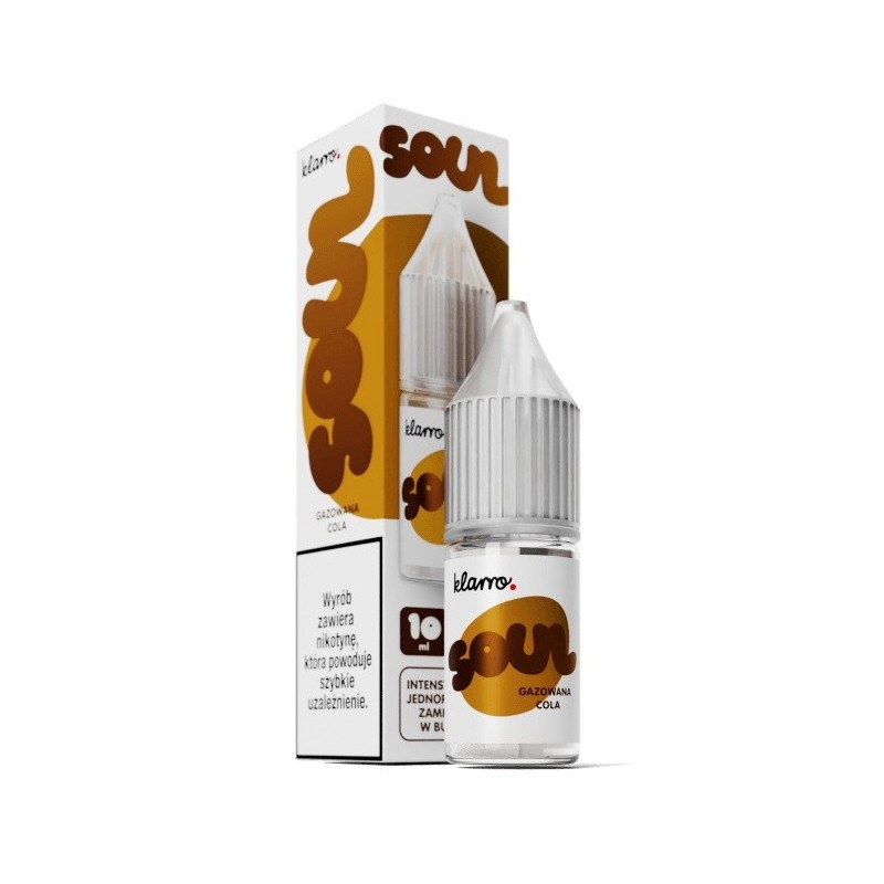 Liquid Klarro Soul 10ml 20mg salt - Gazowana Cola  (A25) | Eliq Vapoteur