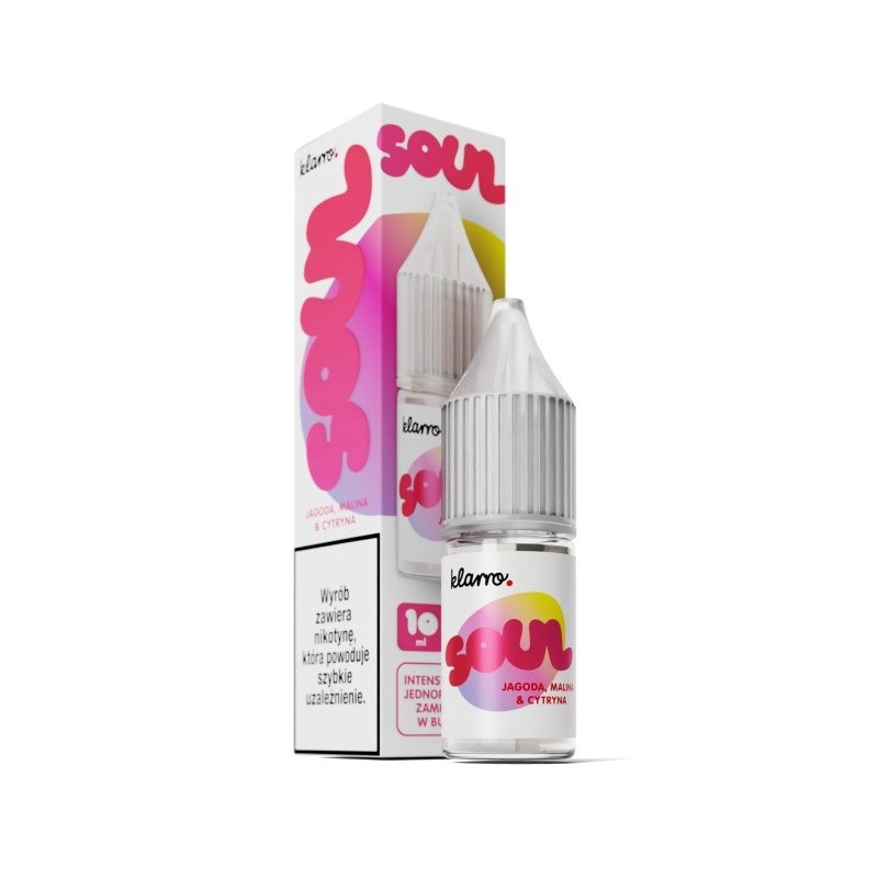 Liquid Klarro Soul 10ml 20mg salt - Jagoda, Malina, Cytryna (A25) | Eliq Vapoteur