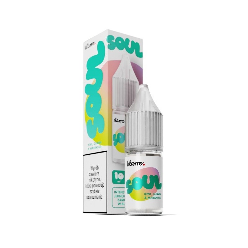 Liquid Klarro Soul 10ml 20mg salt - Kiwi, Guawa, Marakuja  (A25) | Eliq Vapoteur
