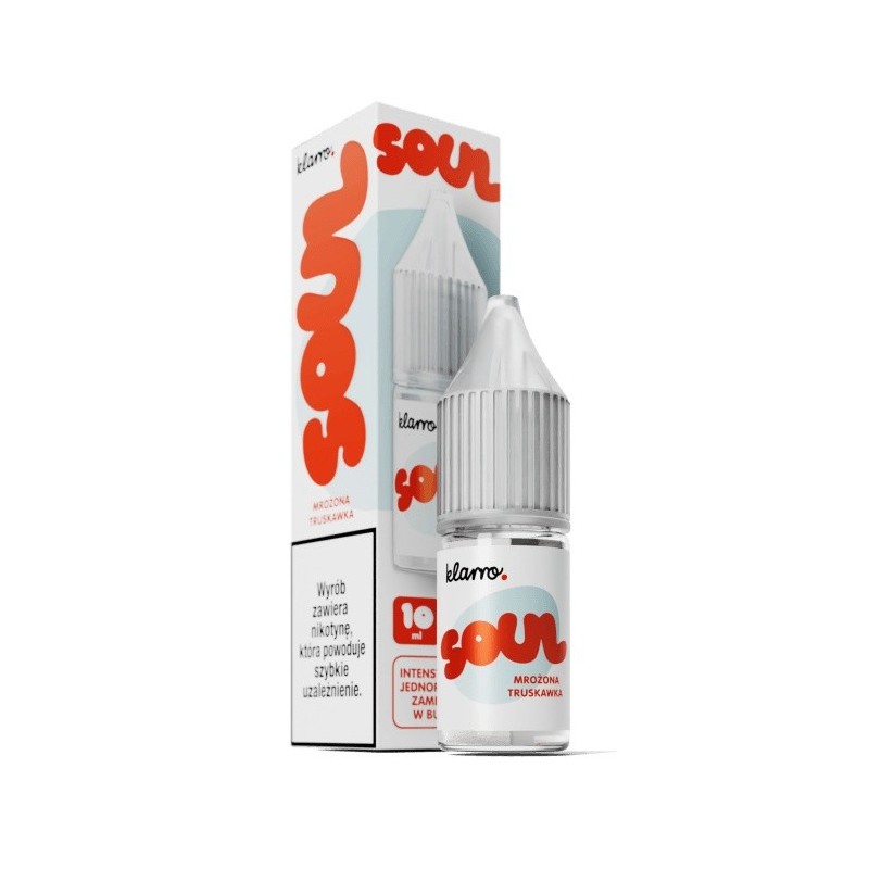 Liquid Klarro Soul 10ml 20mg Salt - Mrożona Truskawka  (A25) | Eliq Vapoteur